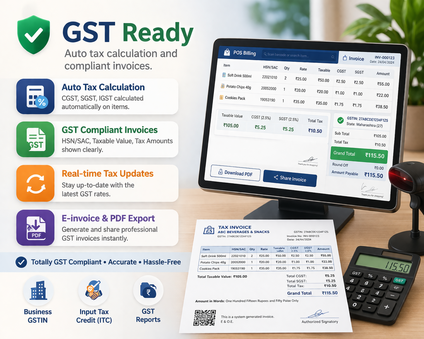 GST billing software preview